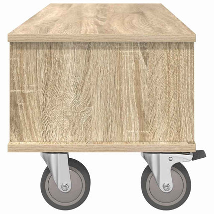 TV-bord 100 x 35 x 35 cm Sonoma eg Konstrueret træ