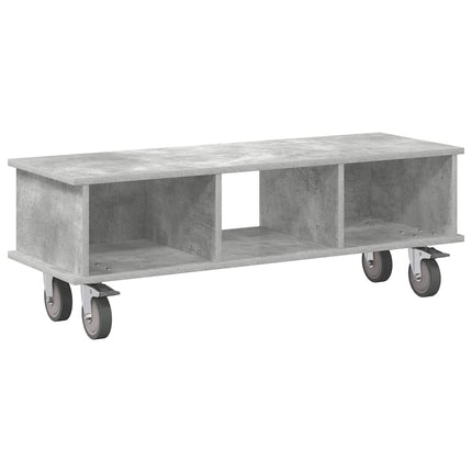 TV-bord 100 x 35 x 35 cm Beton Grå Konstrueret træ