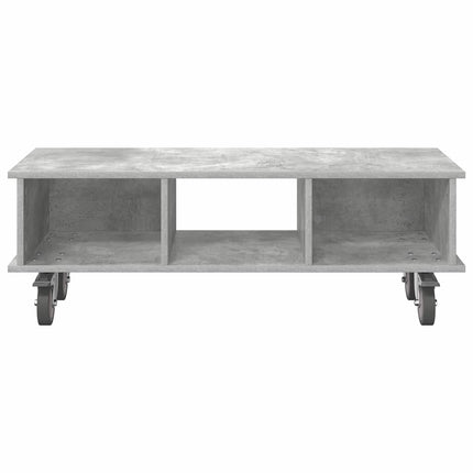 TV-bord 100 x 35 x 35 cm Beton Grå Konstrueret træ