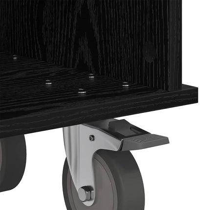 TV-bord Sort eg 68,5 x 35 x 35 cm Konstrueret træ