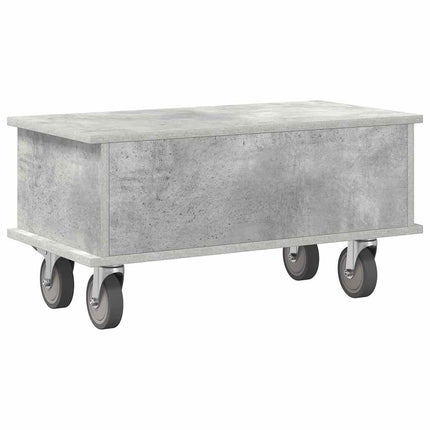 TV-bord 68,5 x 35 x 35 cm Beton Grå Konstrueret træ