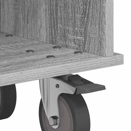 TV-bord 68,5 x 35 x 35 cm Grå Sonoma Konstrueret træ