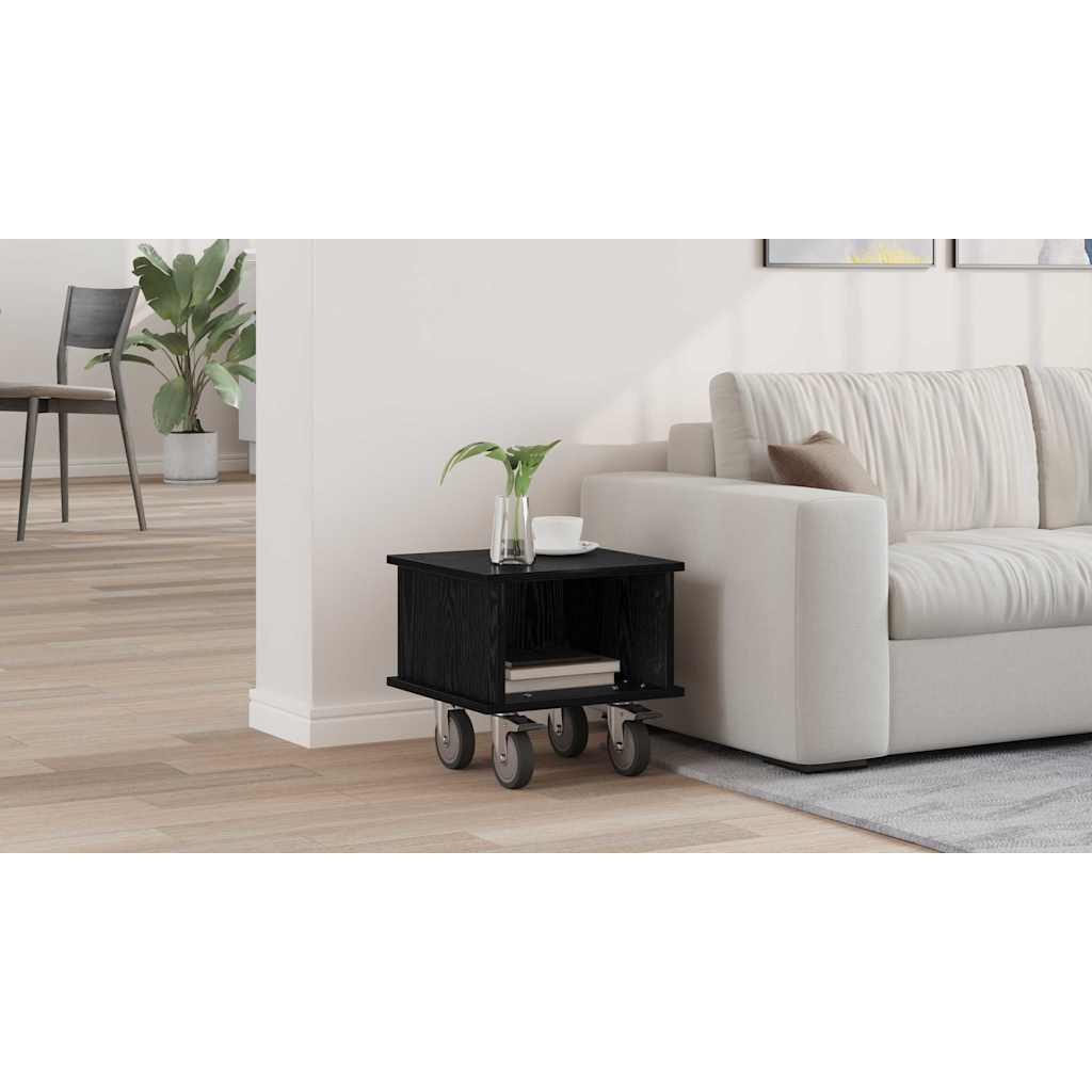 TV-bord Sort eg 37 x 35 x 35 cm Konstrueret træ