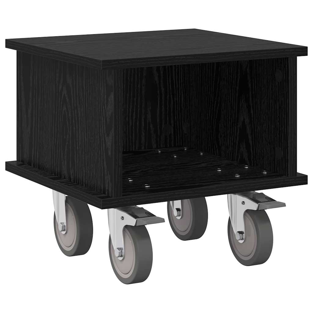TV-bord Sort eg 37 x 35 x 35 cm Konstrueret træ