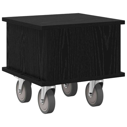 TV-bord 37 x 35 x 35 cm Sort eg Konstrueret træ