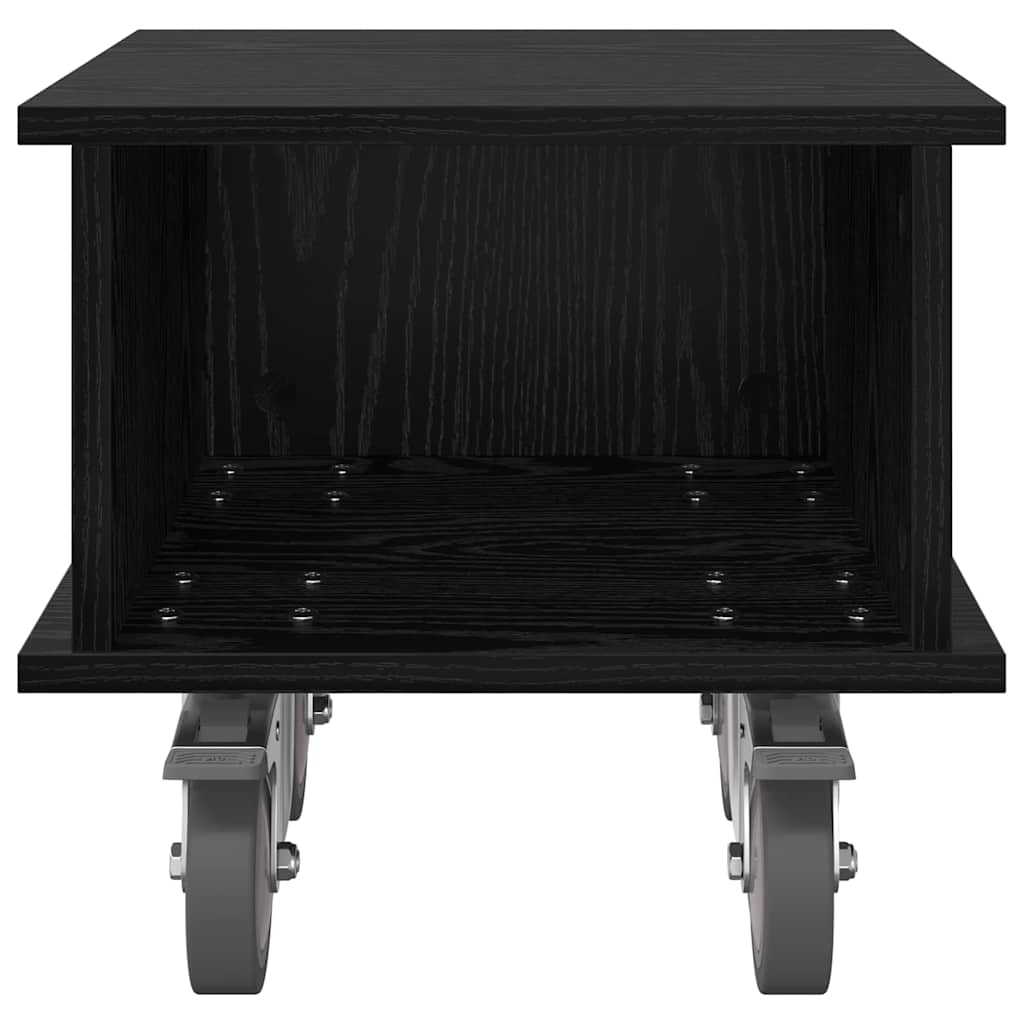 TV-bord Sort eg 37 x 35 x 35 cm Konstrueret træ