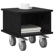 TV-bord Sort eg 37 x 35 x 35 cm Konstrueret træ