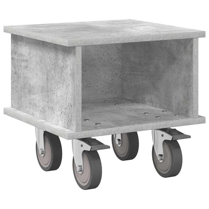 TV-bord 37 x 35 x 35 cm Beton Grå Konstrueret træ
