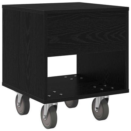 Sengebord Sort eg 40,5 x 40 x 48 cm Konstrueret træ