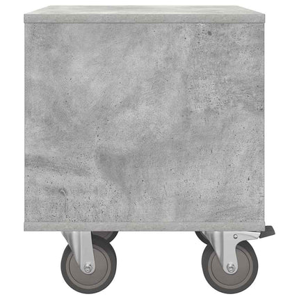 Sengebord Beton Grå 40,5 x 40 x 48 cm Konstrueret træ