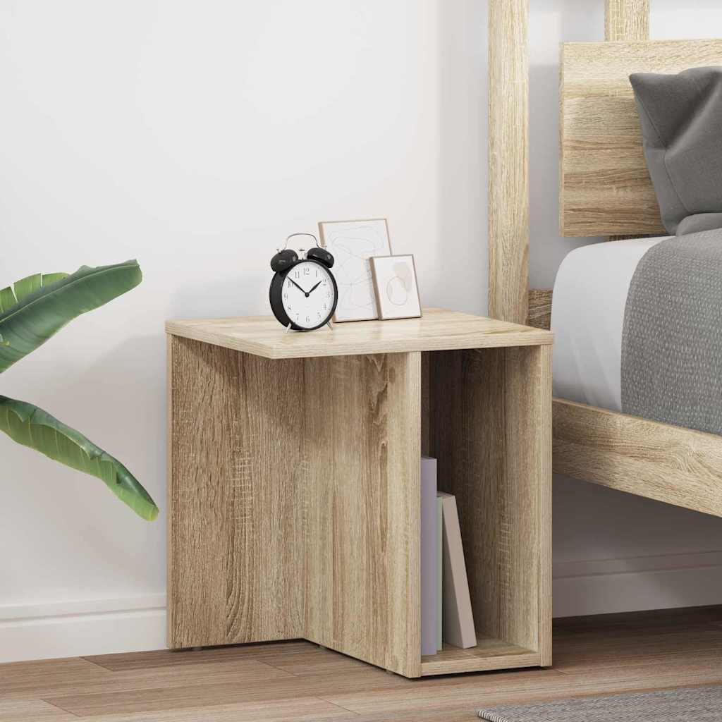 Endebord 2 pcs Sonoma eg 37 x 32 x 40 cm Konstrueret træ