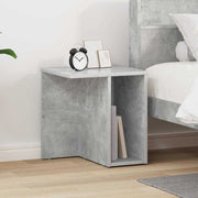 Endebord Beton Grå 37 x 32 x 40 cm Konstrueret træ
