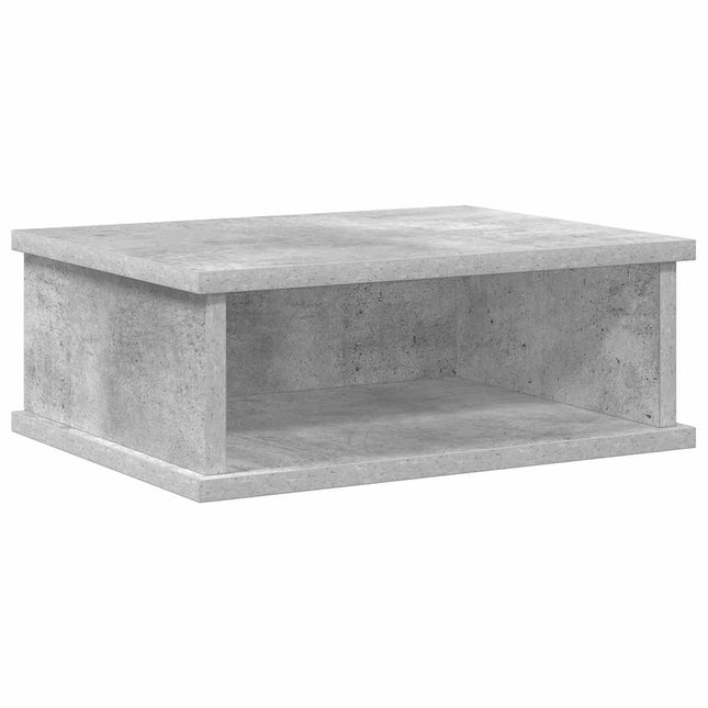 Sengebord Beton Grå 40 x 31 x 15 cm Konstrueret træ