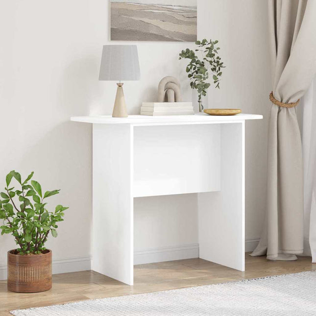 Konsolbord Hvid 93 x 40 x 75 cm Konstrueret træ