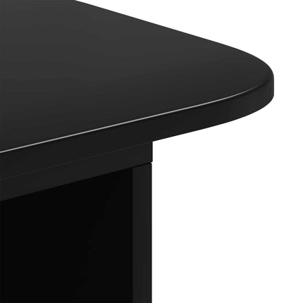 Konsolbord Sort 93 x 40 x 75 cm Konstrueret træ