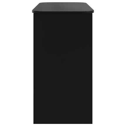 Konsolbord Sort 93 x 40 x 75 cm Konstrueret træ