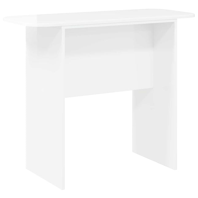 Konsolbord Høj gloss hvid 93 x 40 x 75 cm Konstrueret træ