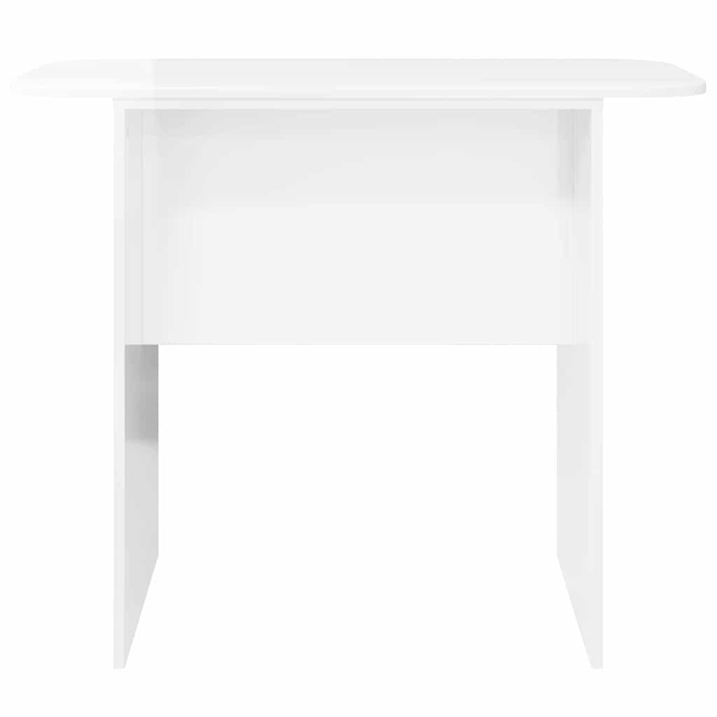 Konsolbord Høj gloss hvid 93 x 40 x 75 cm Konstrueret træ