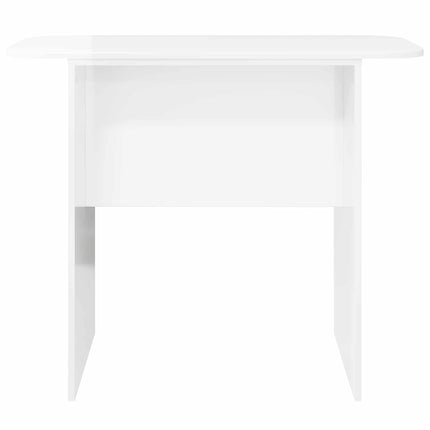 Konsolbord Høj gloss hvid 93 x 40 x 75 cm Konstrueret træ