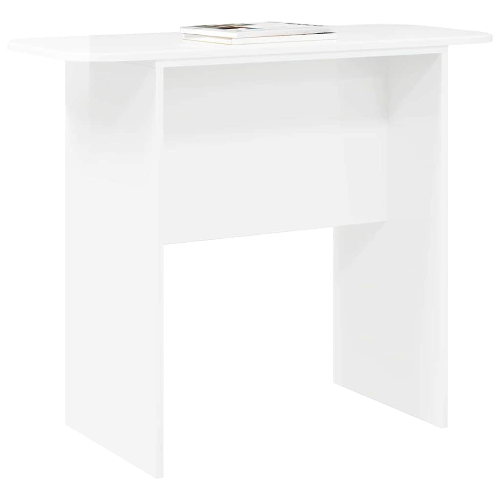 Konsolbord Høj gloss hvid 93 x 40 x 75 cm Konstrueret træ