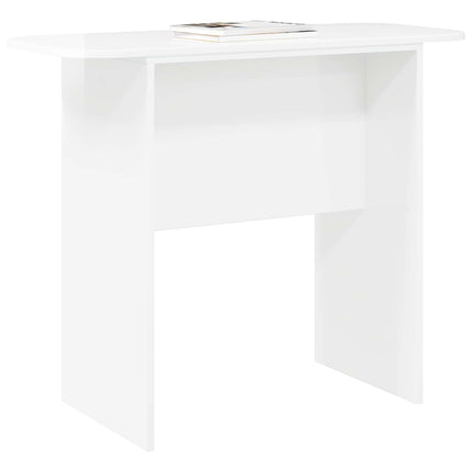 Konsolbord Høj gloss hvid 93 x 40 x 75 cm Konstrueret træ