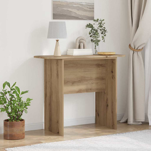 Konsolbord Artisan Egetræ 93 x 40 x 75 cm Konstrueret træ