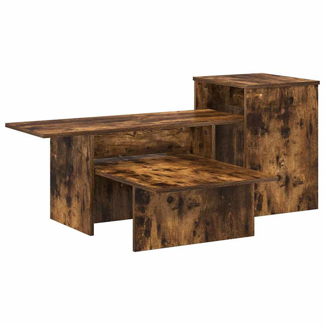 Konsolbord Røget eg 91,5 x 35 x 38,5 cm Konstrueret træ