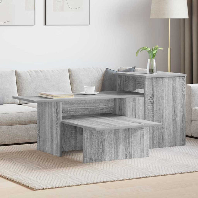Konsolbord Grå Sonoma 91,5 x 35 x 38,5 cm Konstrueret træ