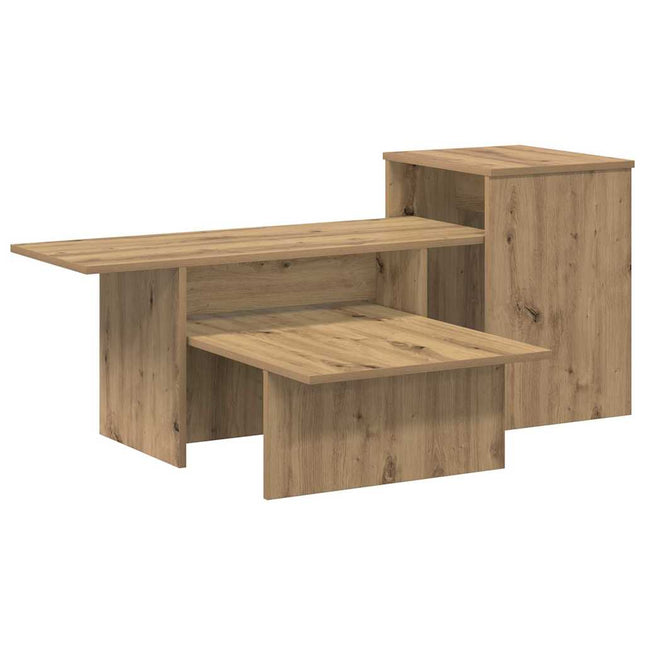 Konsolbord Artisan Egetræ 91,5 x 35 x 38,5 cm Konstrueret træ