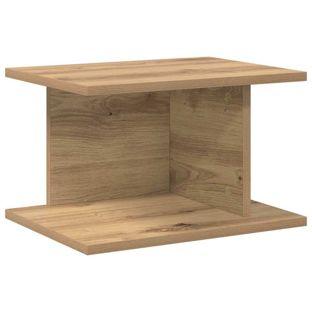 Sengebord Artisan Egetræ 40 x 30 x 25 cm Konstrueret træ