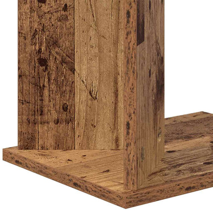 Endebord Gammelt træ 35 x 25 x 50 cm Konstrueret træ