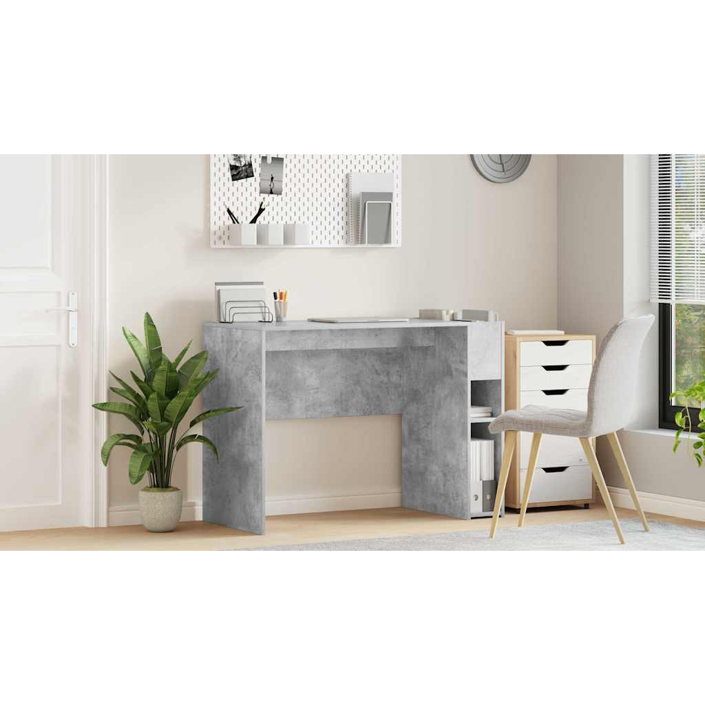 Bord Beton Grå 109 x 50 x 78 cm Konstrueret træ