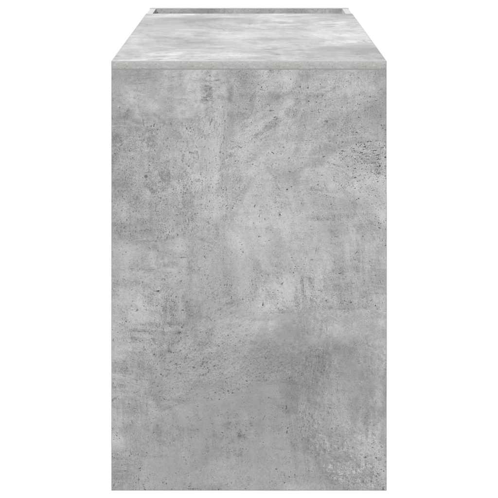 Bord Beton Grå 109 x 50 x 78 cm Konstrueret træ