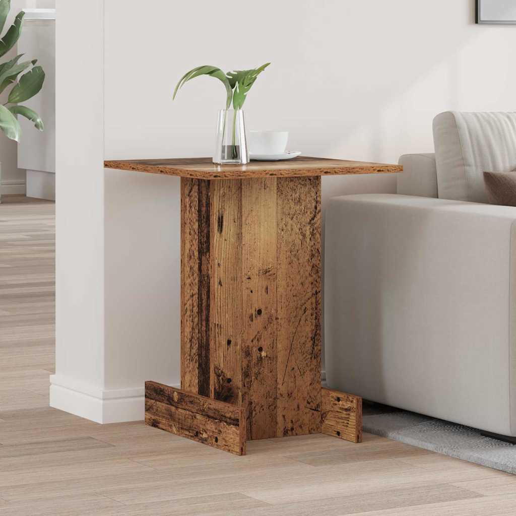 Endebord Gammelt Træ 44,5 X 45 X 55 Cm Konstrueret Træ - Vidaxl