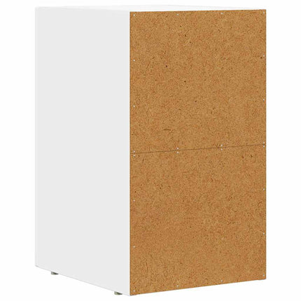 Sengebord ELST 2 stk. Hvid 29,5 x 33,5 x 50 cm Konstrueret træ