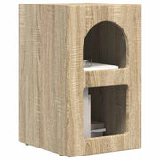 Sengebord 2 pcs Sonoma eg 29,5 x 33,5 x 50 cm Konstrueret træ