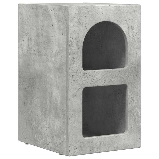 Sengebord ELST Beton Grå 29,5 x 33,5 x 50 cm Konstrueret træ
