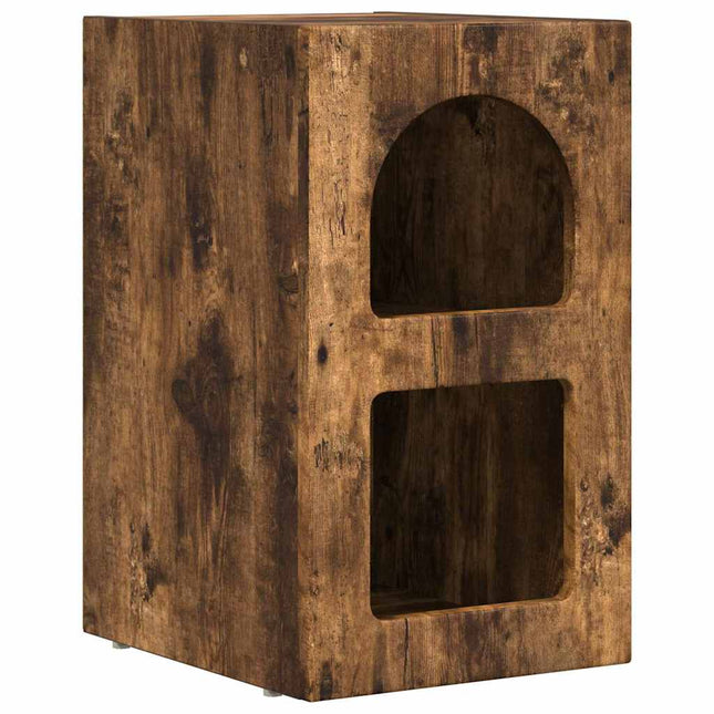 Sengebord ELST Røget eg 29,5 x 33,5 x 50 cm Konstrueret træ