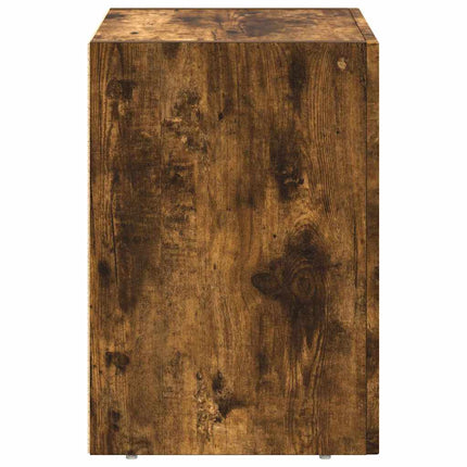 Sengebord ELST 2 stk. Røget eg 40 x 35 x 50 cm Konstrueret træ