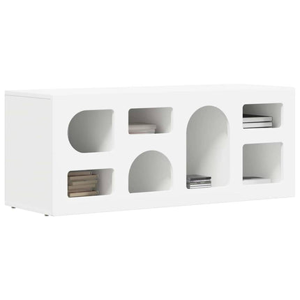TV-skab ELST 100 x 35 x 40 cm Hvid Konstrueret træ