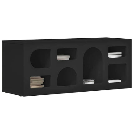 TV-skab ELST 100 x 35 x 40 cm Sort Konstrueret træ