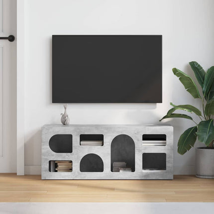 TV-skab ELST 100 x 35 x 40 cm Beton Grå Konstrueret træ