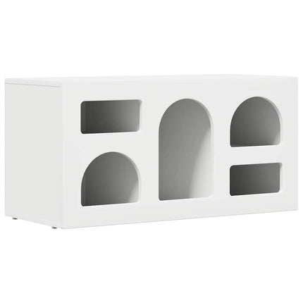 TV-skab ELST 80 x 35 x 40 cm Hvid Konstrueret træ