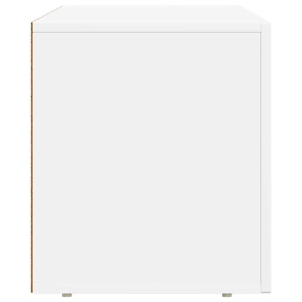 TV-skab ELST 80 x 35 x 40 cm Hvid Konstrueret træ