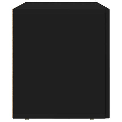 TV-skab ELST 80 x 35 x 40 cm Sort Konstrueret træ
