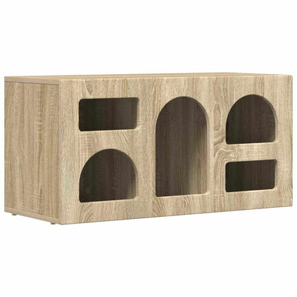TV-skab ELST 80 x 35 x 40 cm Sonoma eg Konstrueret træ