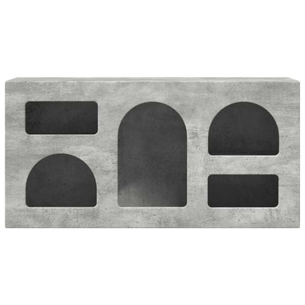 TV-skab ELST 80 x 35 x 40 cm Beton Grå Konstrueret træ