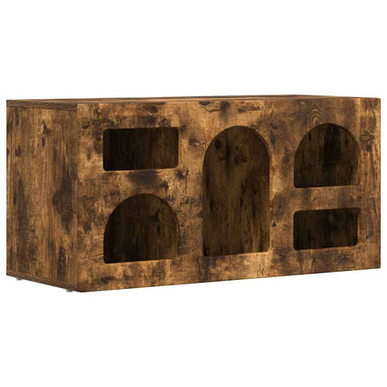 TV-skab ELST 80 x 35 x 40 cm Røget eg Konstrueret træ