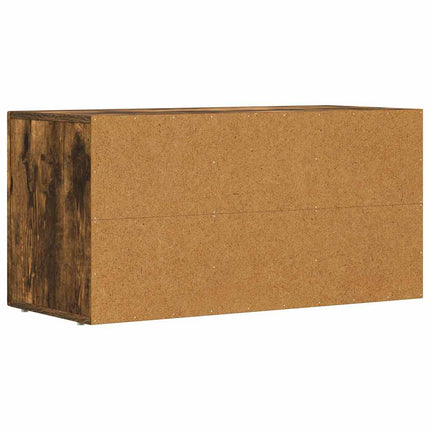 TV-skab ELST 80 x 35 x 40 cm Røget eg Konstrueret træ