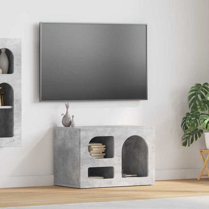 TV-skab ELST 60 x 35 x 40 cm Beton Grå Konstrueret træ